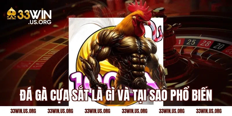 Đá gà cựa sắt là gì và tại sao phổ biến