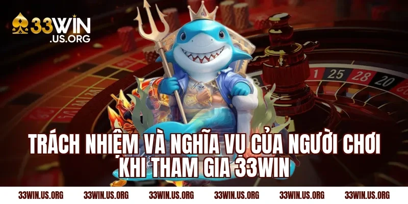 Trách nhiệm và nghĩa vụ của người chơi khi tham gia 33win