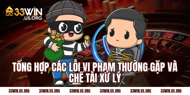 Tổng hợp các lỗi vi phạm thường gặp và chế tài xử lý