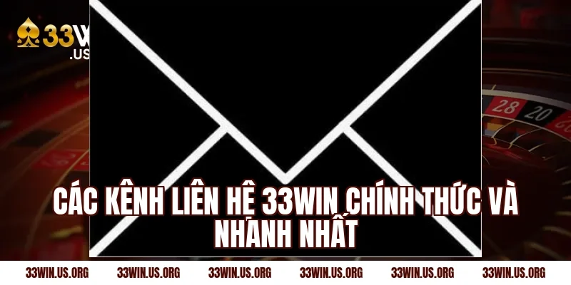 Các kênh liên hệ 33win chính thức và nhanh nhất